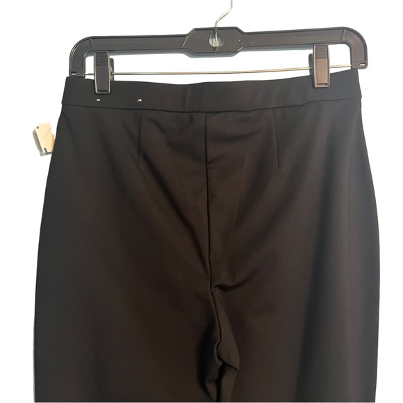 Chico’s Faux-Leather Front Ponte Black Leggings Size 4 (Chico’s 0) - Picture 11 of 15